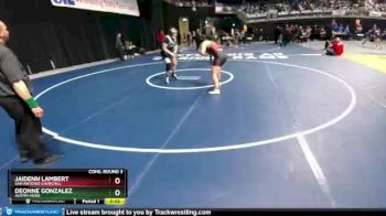 6A - 215 lbs Cons. Round 3 - Deonne Gonzalez, Austin Akins vs Jaidenn Lambert, San Antonio Churchill