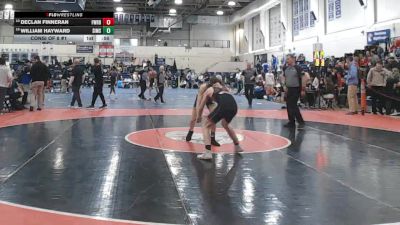 120 lbs Consi Of 8 #1 - Declan Finneran, Fairfield Warde vs William Hayward, Simsbury