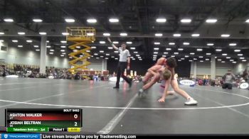 125 lbs Cons. Round 1 - Ashton Walker, UT vs Josiah Beltran, WI