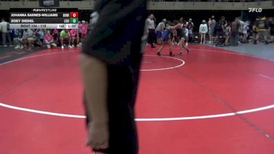 115 lbs Round Of 16 - Johanna Barnes-Williams, Bowie vs Zoey Diedel, Lehighton