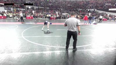 88 lbs Champ. Round 1 - Abel Kratochvill, Lancaster Wrestling Club vs Weston Braun, Viroqua