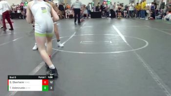 92 lbs Round 2 (8 Team) - Gabe Oberheim, Team Missouri vs Ty Valenzuela, Olympia