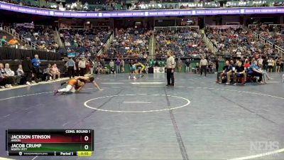 2A 150 lbs Cons. Round 1 - Jackson Stinson, Anson vs Jacob Crump, North Pitt