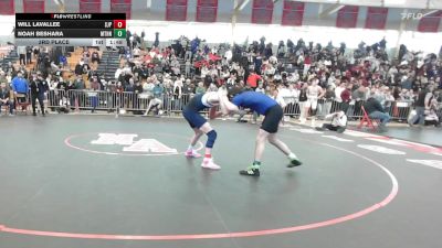 150 lbs 3rd Place - Will LaVallee, Saint John's Prep vs Noah Beshara, Methuen