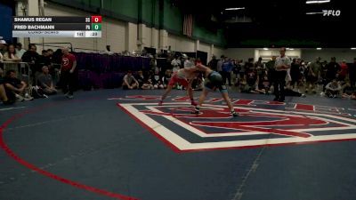 132 lbs Consolation - Shamus Regan, SC vs Fred Bachmann, PA