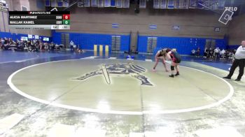 170lbs Cons. Round 2 - Mallak Kamel, Century (Girls) vs Alicia Martinez, Sunnyside (Girls)