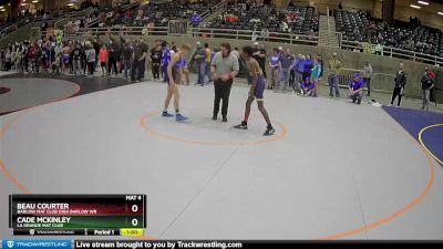 125 lbs Quarterfinal - Cade McKinley, La Grande Mat Club vs Beau Courter, Barlow Mat Club (DBA Barlow Wr