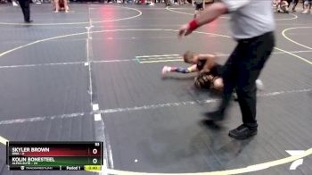 53 lbs Round 2 (6 Team) - Kolin Bonesteel, Alpha Elite vs Skyler Brown, RWA