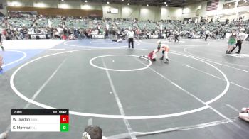 70 lbs Consi Of 4 - Wyatt Jordan, Ravage WC vs Kypton Maynez, Fallon Outlaws WC