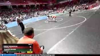 182 lbs D1 - Quarter-finals (fri 5:30 P.m.) - Drew Wendzicki, Kaukauna vs Tanner Rivard, Franklin