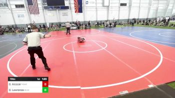 78 lbs Semifinal - Derrick Alcocer, Powerline Wrestling vs Quinn Lawrence, Bear WC