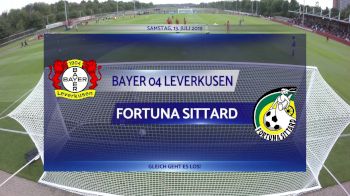 Full Replay - Bayer Leverkusen vs Fortuna Sittard - Jul 13, 2019 at 7:47 AM CDT