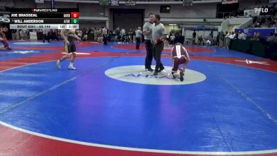 6A 144 lbs Quarterfinal - Will Anderson, Athens vs Joe Brasseal, Gardendale Hs