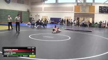 120 lbs Cons. Semi - Gordon Gibson, Mercer Island vs Logan Heath, Spanaway Lake