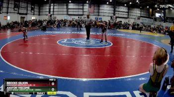 70 lbs Round 2 (6 Team) - Brooks Gilson, DARKHORSE WRESTLING CLUB vs Axston Viscome, GREAT BRIDGE WRESTLING CLUB - GREEN