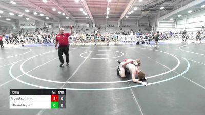 106 lbs Rr Rnd 2 - Parker Jackson, Buffalo Valley Wrestling Club White vs Isaac Brambley, Yeti: Special Forces