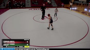 58 lbs Round 3 - Connor Krech, Anoka Youth Wrestling vs Lincoln Weber, Minnesota