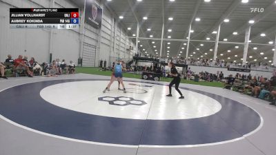 90 lbs Jillian Vollhardt, California vs Aubrey Kokinda, Pennsylvania BlueG