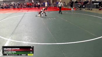 70 lbs Semis (4 Team) - Matthew Bosl, LPGE/B Wolves vs Solomon Aultman, Grand Rapids