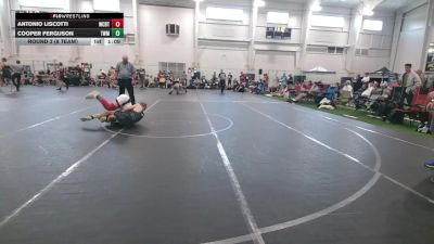 120 lbs Round 3 (8 Team) - Antonio Liscotti, Wrecking Crew Demolition Team vs Cooper Ferguson, The Wrestling Mill