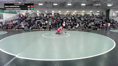 132 lbs Champ. Round 3 - Antonio Guebara, Maize WC vs Beau Underwood, Greater Heights Wrestling
