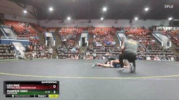 75 lbs Quarterfinal - Maximus Sako, Westshore vs Levi Pike, Michigan West Wrestling Club