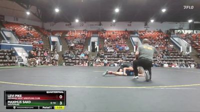 75 lbs Quarterfinal - Maximus Sako, Westshore vs Levi Pike, Michigan West Wrestling Club