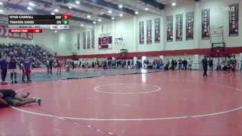 165 lbs Champ. Round 1 - Ryan Carroll, Southern Oregon vs Travion Jones, Cal Poly Humboldt