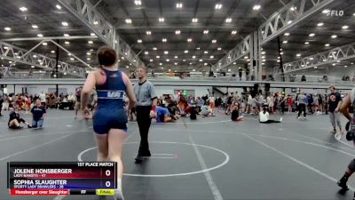 165 lbs Finals (2 Team) - Payton Oberlin, Lady Bandits vs Addison Smith, 5forty Lady Brawlers