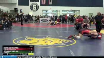 160 lbs Champ. Round 1 - Anthony Porter, Martin Luther King Jr vs Trystan Guzman, Lawndale