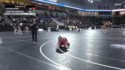 117 lbs Champ. Round 1 - Rose Ann Marshall, Wisconsin Stevens Point vs Jayleah Pletz, Lock Haven University