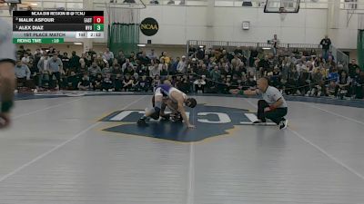 125 lbs 1st Place Match - Alex Diaz, Nyu vs Malik Asfour, Eastern