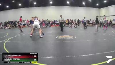 167 lbs Cons. Round 4 - Tyler Strickland, Team Palmetto vs Bentley Porter, Warriors