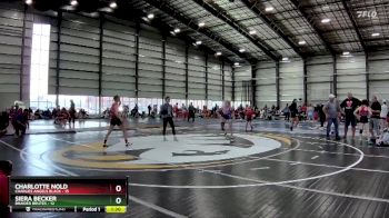 100 lbs Finals (8 Team) - Charlotte Nold, Charlies Angels Black vs Siera Becker, Braided Brutes