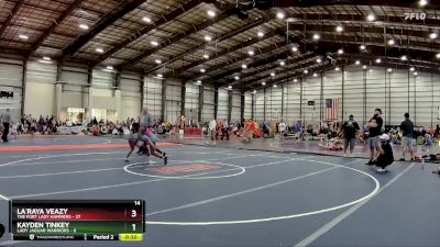 50 lbs Finals (8 Team) - Noella Thiel, NE United vs Marley Cooper, KISZ