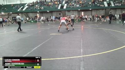 174 lbs Cons. Round 5 - Aiden Vandenbush, Northwestern vs Lucas Condon, Wisconsin