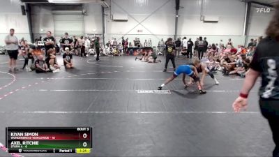 120 lbs Placement (4 Team) - Kiyan Simon, WonderBread Worldwide vs Axel Ritchie, Storm A