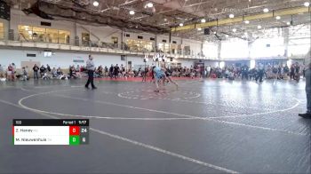 100 lbs Round 5 (6 Team) - Madison Nieuwenhuis, Team Minnesota vs Zoey Haney, Missouri Gold