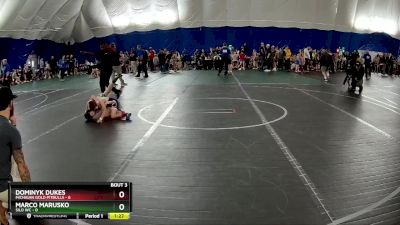 52 lbs Round 3 (3 Team) - Marco Marusko, Silo WC vs Dominyk Dukes, Michigan Gold Pitbulls