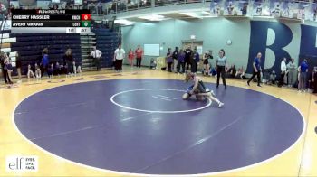 115 lbs. Cons. Round 3 - Cherry Hassler, Northwest (Cedar Hill) vs Avery Griggs, Centralia
