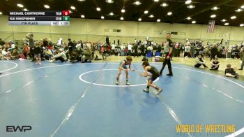 46 lbs 7th Place - Michael Cawthorne, Team Danger 9U vs Kai Kingfisher, Storm 9U