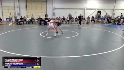 125 lbs Semis & 1st Wrestleback (8 Team) - Mason McDonald, Pennsylvania Blue vs Kamon Thompson, Utah