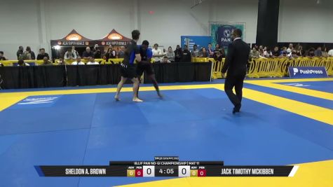 Jack Timothy McKibben vs Sheldon A. Brown 2026 Pan IBJJF Jiu-Jitsu No-Gi Championship