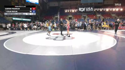 150 lbs Champ. Rd Of 64 - Carter Franklin, MI vs Colin Rutlin, MO
