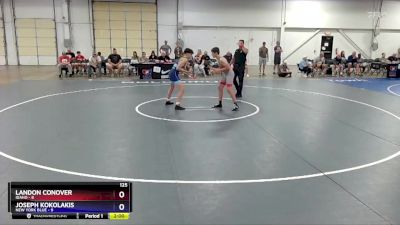 125 lbs Round 2 (8 Team) - Landon Conover, Idaho vs Joseph Kokolakis, New York Blue