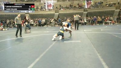 133 Championship Bracket Cons. Round 6 - Aryan Karimnejad, Eastview vs Liam Collins, Prior Lake