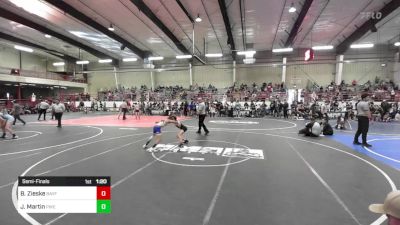 78 lbs Semifinal - Brody Zieske, Bayfield Wolverines vs Jeremiah Martin, Pikes Peak Warriors