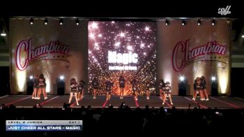 Just Cheer All Stars - Magic [2025 L2 Junior Day 1] 2025 Champion Cheer and Dance Grand Nationals