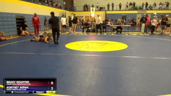 110 lbs Round 5 - Brady Woofter, Colby Kids Wrestling Club vs Kortney Akpan, Maize Wrestling Club