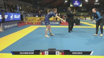 Callie Marie Nelson vs Svenja Kohler 2026 IBJJF European NoGi